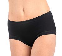 HERMKO Confezione da 3 slip da donna in 100% cotone biologico con coulisse e fondo gamba elastico 9114001