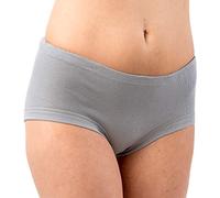 HERMKO Confezione da 3 slip da donna in 100% cotone biologico con coulisse e fondo gamba elastico 9114001