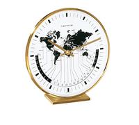 Hermle 22704-002100 Orologio da Tavolo, Ottone, Oro, 19cm x 18cm x 6,5cm