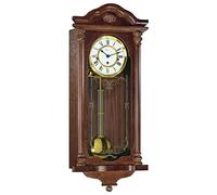 Hermle Orologio da Parete, Metallo, Ottone, Vetro, Legno