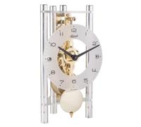 Hermle Orologio da tavolo, alluminio, argento, 19,5 cm x 11 cm x 9 cm