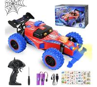 HERMORRYSS Auto Telecomandata, 2.4 GHz RC Auto, Telecomandata Giocattoli RC Car con 2 Batterie und Luce LED, 1:16 Fuoristrada Radiocomandata Autos Telecomandata per Ragazzi Ragazze 3+ Anni (Ragni)