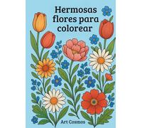Hermosas flores para colorear
