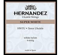 Hernandez »TENOR UKULELE SUPER WHITE SET HWTU - 4-STRING - WHITE NYLON« Corde per Ukulele Tenore