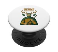 Herne the Hunter English Woodland Spirit Folklore Design PopSockets PopGrip Adesivo