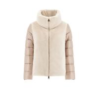 Herno - Cappa Herno in Nylon Ultralight con pelliccia sintetica - - Jackets - Donna - Beige - L