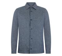 Herno - Giacca in lino taglio camicia - -Shirts -Uomo -Blu -L