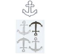 Hero Arts Stamp and Cut Anchor Stamp with Matching Die Cut Set