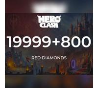 Hero Clash - 19999 + 800 Red Diamonds Direct Top-Up - GLOBAL