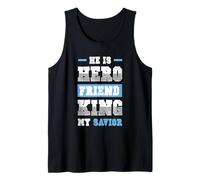 Hero King Friend Jesus Bible Verse Shirt Canotta
