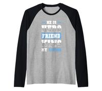 Hero King Friend Jesus Bible Verse Shirt Maglia con Maniche Raglan