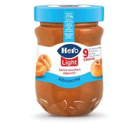 Hero Light Albicocche Confettura di Albicocca Senza Zuccheri Aggiunti, Vasetto 280g