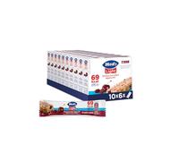 Hero Light Barrette Cereali e Frutti Rossi Senza Zuccheri, 60x20g | Senza olio di palma, zero conservanti, snack merenda, colazione bimbi, cereali integrali, energia naturale, scuola