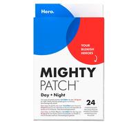 Hero Cosmetics Mighty Patch Day + Night, cerotti idrocolloidali per l'acne, assorbono lo sporco dalle macchie entro 6 ore, trattamento spot giorno e notte, 24 cerotti per brufoli: 12 x giorno e 12 x