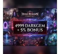 Hero Reborn：Eternal Pact - 4999 Darkgem + 5% Bonus Direct Top-Up - GLOBAL