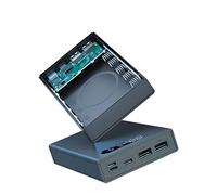 Hero-s - Custodia per batteria fai da te, 5 x 18650, con display LCD staccabile, scatola esterna senza batteria, protezione per power bank, resistente all'usura e durevole