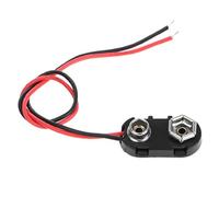hero-s PP3 9V Batteria Clip Connettore I Tipo Cavi Stagnati 150mm Nero Rosso