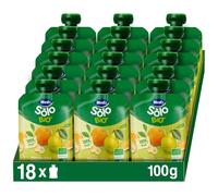 Hero Solo Bio Frutta Frullata Banana, Pera, Arancia, 18 Pouch 100g