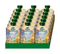 Hero Solo Bluey Pouch Frutta e Biscotto Vitamina C, Bimbi 6+, 18x100g | Senza zuccheri aggiunti, con biscotto, purea di frutta, merenda bimbi, pouch monodose, snack scuola, colazione