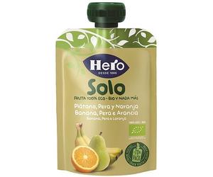 Hero Solo Frutta Frullata 100% Bio Banana Pera Arancia 100 G