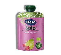 Hero Solo Frutta Frullata 100% Bio, Pera e Lampone, 100g