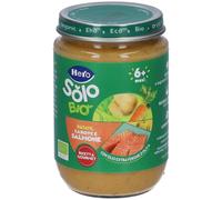 Hero Solo Omogeneizzato Patate, Carote e Salmone biologici 190 g Pappa