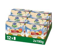 Hero Solo Pappa Completa Verdure e Pollo per Cena, 6x2x190g | Pappa pronta neonato, scalda e gusta, olio extravergine oliva, ideale cena, omogeneizzati carne, svezzamento