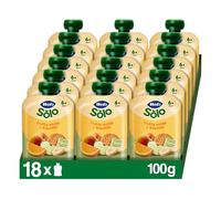 Hero Solo Pouch Frutta Mista e Biscotto Vit. C, Bimbi 6+, 18x100g