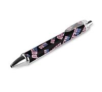 Hero with U.S.A Flag Elegante penna a sfera retrattile da 0,5 mm, inchiostro nero per penne diarie