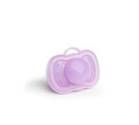 Herobility Ciuccio per bambini da 6 a 12 mesi, senza BPA, in silicone sottile e morbido, grandi prese d'aria, facile da pulire e igienico, colore: viola