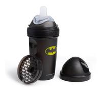 Herobility DC Batman Double Anti-Colic Baby Bottle | Award-Winning Hero Baby Bottles | Soft Breast-Like Teat, Easy Mixing Lid & Net | Safe & Environment-Friendly Materials | 240ml/8.5 fl oz