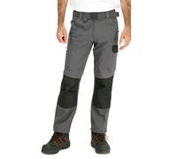 Herock Dero, pantaloni da lavoro da uomo, robusti e flessibili, con elasticità a 2 vie, tasche multiple e protezione al ginocchio, pantaloni artigianali di alta qualità per costruzione e montaggio