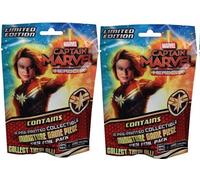 HeroClix Captain Marvel Gravity Feed potenziatore sigillato in miniatura...