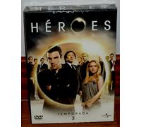 HEROES 3ª STAGIONE COMPLETA 6 DISCHI DVD NUOVO SIGILLATO SERIE (NON APERTO) R2