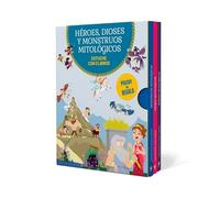 Héroes, dioses y monstruos mitológicos. Pack de 3 libros para niños de 5 a 9 años. ¡Incluye póster de regalo!: Descubre el maravilloso mundo de la ... colección de divertidos libros infantiles.