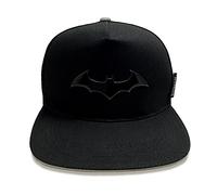 Heroes Inc. Batman Cappellino Snapback Nero per Uomo in Cotone, Supereroi, Cappello con Visiera
