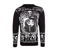 Heroes Inc. Corpse Bride Christmas Jumper Bride Skulls Nuovo Ufficiale Unisex Ugly Sweater Size M