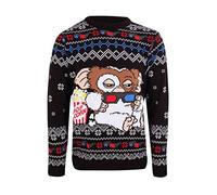 Gremlins Sweatshirt Christmas Jumper Gizmo Popcorn Size L