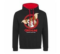 Heroes Inc. Gremlins Three Rules - Felpa con Cappuccio, Taglia S