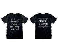 Heroes Inc. Harry Potter Solemnly Swear - Maglietta da Adulto, Taglia L, Colore: Nero