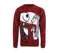 Heroes Inc. Nightmare Before Christmas Jumper Jack and Sally Official Unisex Ugl
