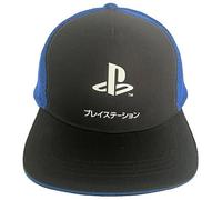 Heroes Inc. Playstation - Cappellino Snapback Blu e Nero Logo Katakana