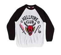 Heroes Inc Stranger Things - Felpa Christmas Jumper Hellfire Club, (L)