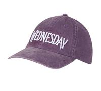 Wednesday Curved Bill Cap Logo