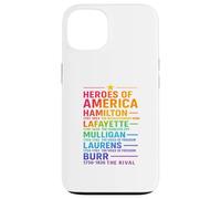 Heroes of America - Maglietta Colorblast di Hamilton Revolution Legends Custodia per iPhone 13