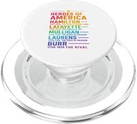 Heroes of America - Maglietta Colorblast di Hamilton Revolution Legends PopSockets PopGrip per MagSafe