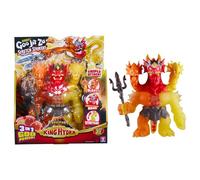 Heroes of Goo Jit Zu BANDAI Action Figure L'eroe più potente King Hydra è arrivato con i suoi poteri Lava Fury in 25 cm, multicolore, CO42948