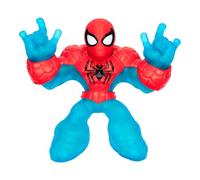 Heroes of Goo Jit Zu BANDAI Action Figure Universo Marvel Spiderman il tuo eroe preferito si illumina al buio, struzza e allunga, multicolore, CO42713