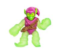 Heroes of Goo Jit Zu Bandai - Marvel Action Figure - Goblin Verde, il nemico di Spider-Man con texture morbida e corpo allungabile, stringilo e Causa Caos! CO42658