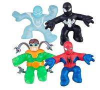 Heroes of Goo Jit Zu Marvel Hero Mega Pack Symbiote Spidey, Invisible Miles Morales, Doc Ock & Spider-Man